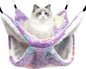 Cat Hammock for Cage, Soft Warm Hanging Bed for Kitten, Guinea Pig, Ferret, Rat, Chinchilla and Other Small Pets, Cozy Bunkbed 13.39"x13.39"