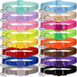 16 PCS Breakaway Cat Collars,Kitten Collar with Bell Cat Collars for Boy Girl Cats Breakaway Collar for Cats 7.5-12.6 Inch
