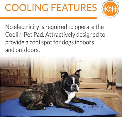 K&H Pet Products Coolin' Pet Pad Blue Small 11 X 15 Inches