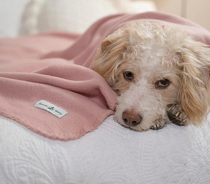 Fleece Throw Blankets Bulk Fleece Blankets Solid Wholesale Lightweight Warm Soft for Pet Bed Sofa Couch Office Wedding Gifts Travel Seasons Navy and Pink 50x60 Inches Pack of 6