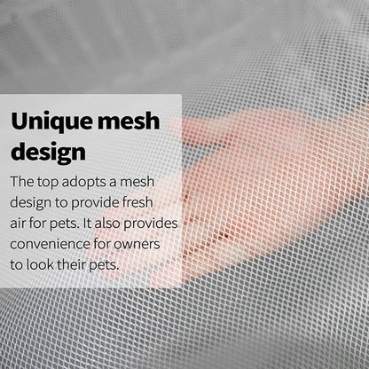 PJYuCien Dog Playpen Mesh Top Cover, Fits 36 Inch 4 Panels Regular Square Plastic Exercise Pet Pen, Adhesive Tape Connections, Black paw (Note: Cover Only, Fence Not Included)