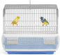 Universal Bird Cage Seed Catcher Universal Mesh Skirt Cover Stretchy Small Animal Cages Cover Pet Removable Durable Protector (White, Extra Small)