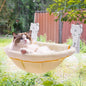 Cat Window Perch Cordless, Foldable & Stable Cat Beds- Breathable Cat Window Hammock for Overlooking, Sunbathing and Climbing - Maximum Hold Up to 40lb