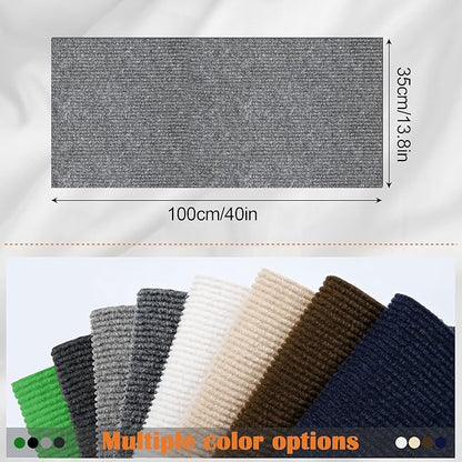 Cat Scratch Furniture Protector - 78.7" x 13.8" Trimmable Self-Adhesive Cats Claws Scratch Pads, DIY Cat Climbing Couch Protector for Scratch Post Cat Tree Replacement Indoor (Light Gray)