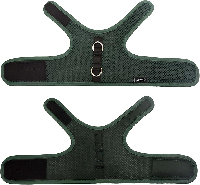 Cat Harness and Leash for Walking Escape Proof Breathable Mesh Fabric, Solid Green, XX-Large, Adjustable Cat Walking Jackets, Padded Stylish Cat Vest