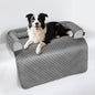 Large Cooling Dog Bed – 41 x 37 inch Waterproof Couch Cover for Dogs Washable, Non-Slip Bottom, Self Cooling Mat for Dogs, Durable & Non-Gel, Dog Couch Bed for Sofa Floor Car, Cooling Grey