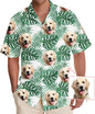 DILYPOD Custom Hawaiian Shirt with Face, Personalized Button Down Hawaiian Shirts for Men, Women, Photo Hawaiians Shirt