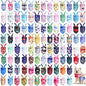 Wesiti 100 Pcs Dog Bandanas Bulk Winter Pet Bandanas Colorful Triangle Scarf Scarf Bib Kerchief Set Adjustable Dog Bibs Washable Birthday Gift for Small Medium Large Dogs Accessories