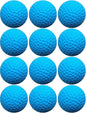 Cat Golf Balls for Indoor Kitten Toys - Interactive Sponge Foam Soccer Balls (Blue)