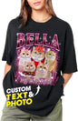 JIX & JOKY Custom Your Own Bootleg Rap Shirts with Dog Faces Custom Pet Shirt for Men Graphic Tshirt Gift Idea for Pet Lovers