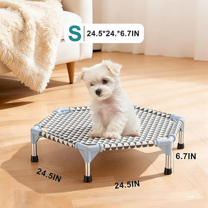 Elevated Outdoor Dog Bed (6 Sided Small, Triangle)