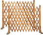 MYOYAY 2PCS Expandable Instant Fence Retractable Wooden Fence Wooden Pet Gate Freestanding Wood Plant Screen Fence Partition Wood Garden Trellis for Home Yard Garden Indoor Outdoor Decor