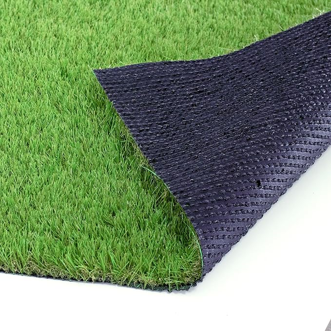 Artificial Grass Rug Outdoor Indoor 3FTX43FT Fake Grass Carpet Green Synthetic Grass Pet Turf Realistic Faux Grass Rug with Drain Holes for Garden Lawn Landscape Balcony Home Decor Patio