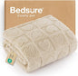 Bedsure Dog Blankets for Medium Dogs Washable - Fluffy Fuzzy Puppy Cat Blanket with Premium 300GSM Coral Fleece Soft for Pet Kitten Doggy, White, 30x40IN