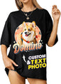 Mit & Mia Custom Your Own Bootleg Rap Shirts for Boyfriend Girlfriend Face Shirt with Photo Gift for Him Her Pet Lovers