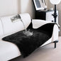 gogobunny Dog Blanket, Waterproof Reversible Sherpa Fleece Throw Blanket, Furniture Cover for Bed, Couch, Sofa Protection from Liquid Pee and Pet Fur of Puppy, Cat (Black, 30x70 inches)