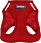 Best Pet Supplies Voyager Step-in Air Harness - All Weather Mesh, Reflective, No Pull Harness for Dogs, Cats - Secure with Hook & Loop Fastener, Buckle, Double D-Rings - Red, XL