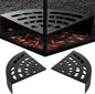 Shrimp Cave 2-Pack – Space-Saving Fan-Shaped Aquarium Cave Decor with 180° Wide-View Design, Compact Fish Tank Accessories for Cherry/Dwarf Shrimp (Black)