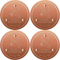 Bird Bath Copper Disk, Pure Copper Bird Bath Purification Disc, Save Cleaning Time, Chemical Free,Safe Natural Solution for Birdbaths Bowls&Waterfall Fountain, Year-Round Use (4 pcs)