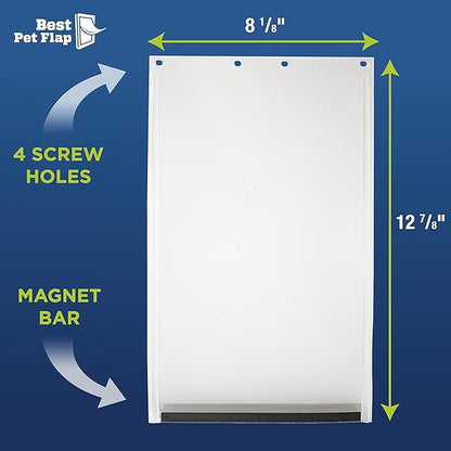 Medium Non PVC Compatible w/PetSafe PAC11-11038 - 8 1/8" x 12 7/8" Longer Lasting, Most Energy Efficient, Less Shrinkage, BPA Free (Pack of 2)