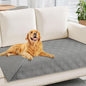 hyha Waterproof Dog Blanket, Reversible Pet Bed Blanket, Soft Sofa Couch Cover for Dogs Washable, Waterproof Pet Couch Covers for Sofa Puppy Cats Furniture Protector(30"x70", Grey/Grey)