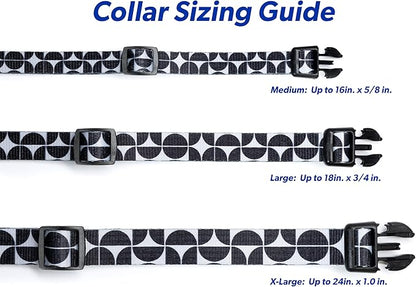 MS-5 Automatic Pet Door Collar, Genuine High Tech Pet Brand Dog Collar for Power Pet Doors - Deluxe Strap (Modern, Large) - DC-MDN-MS5-L