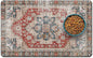 Dog Food Mats for Floors, Absorbent and Quick-Drying Pet Cat Food Mat,Anti-Fouling and Easy-to-Clean Pet Feeding Mat,Dog Bowl Mat for Messy Drinking Water Bowls.16 x24, Bohemia Style