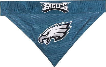 Pets First NFL Philadelphia Eagles Reversible Bandana Size XX-Large for Dogs & Cats. 2 Sided Sports Bandana, Premium Embroidery Team Logo, Many NFL Teams Available