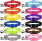 12 PCS Breakaway Cat Collars with Bell Colorful Soft Safety Buckle Cat Collars Adjustable Breakaway Kitten Collars Safety Collars for Cats (12 Colors)