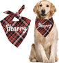 Custom Pet Scarf Personalized Dog Bandana with Name Personalized Add Your Text Bibs Triangle Head Scarfs Gift for Small Medium Large Dogs Cats Baby Puppy Pets Accessories