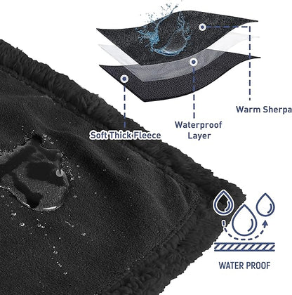 Kritter Planet Waterproof Dog Blanket, Reversible Water Proof Pet Blanket for Couch, Bed & Car, Washable Couch Covers for Medium Dogs - Protects Furniture from Fur, Dirt, and Accidents