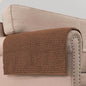 H.VERSAILTEX Plush Chenille Couch Armrest Cover 2 Packs Thick and Soft Sofa Covers Furniture Protector Cover for Pets (27.5" x 27.5", Caramel)