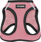 Best Pet Supplies Voyager Step-in Air Harness - All Weather Mesh, Reflective, No Pull Harness for Dogs, Cats - Secure with Hook & Loop Fastener, Buckle, Double D-Rings - Pink/Black Trim, XL