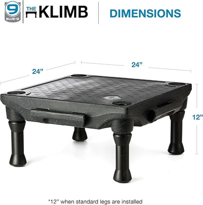 Blue-9 Pet Products KLIMB Dog Training Platform and Agility System, Durable and Portable for Indoor or Outdoor Use, Made in The USA, Purple