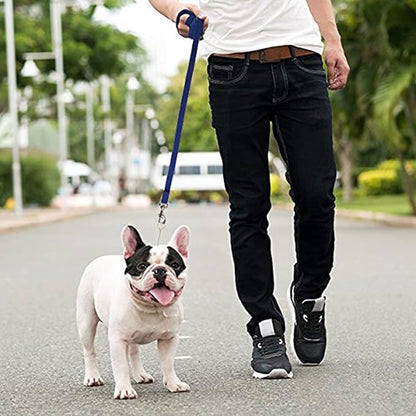 Long Dog Puppy Obedience Recall Training Agility Lead, Leash - BLUE, 15' Foot - by, Downtown Pet Supply