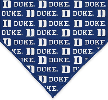 Duke Blue Devils Officially Licensed Bandana for Dogs and Cats | Fits Pets Great Gift Idea | Easy-to-Tie (Large, 28")