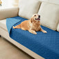 hyha Waterproof Dog Blanket, Soft Pet Bed Blankets, Waterproof Sofa Couch Cover for Dogs Washable, Reversible Pet Couch Covers for Sofa Furniture (30x80 Inch, Navy Blue/Blue)
