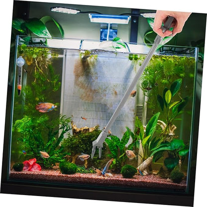 IMIKEYA Long Aquarium Tongs - 20 Inch Plastic Tweezers for Easy Plant Maintenance and Fish Feeding - Ideal Aquarium Grabber Tool for Freshwater and Saltwater Tanks