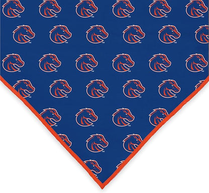 Boise State Broncos Officially Licensed Bandana for Dogs and Cats | Fits Pets Great Gift Idea | Easy-to-Tie (Large, 28")