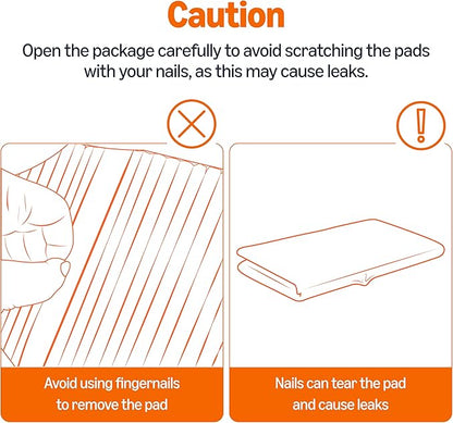 Amazon Basics Cat Pee Pads, Odor Control, Super Absorbent, Disposable, Universal Fit for Litter Box, Fresh Scent, Multi Cat, White/Purple, 80 Count