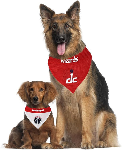Pets First Pet Bandana. 2 Sided Home & Away Sports Bandana with a PREMIUM Embroidery TEAM Logo, Large/X-Large