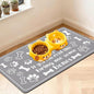 Pet Feeding Mat for Floors Waterproof Dog Mat for Food and Water Absorbent Quick Dry Non Slip mat for Cat Bowls