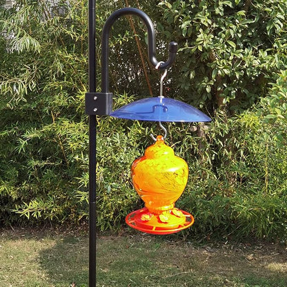 Small Rain Cover for Bird Feeder - Mini Blue 8" X 2 PC Small Hanging Weather Guard Protective Dome - Dia. 20CM