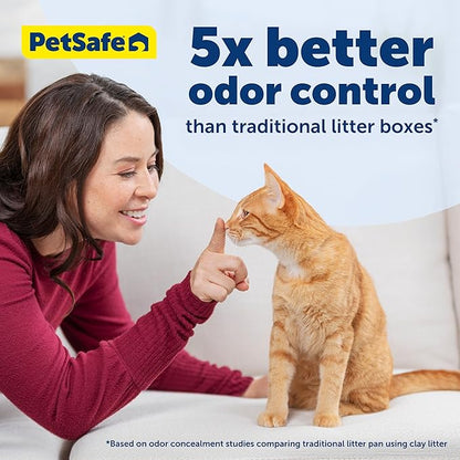 PetSafe ScoopFree Disposable Crystal Cat Litter Tray - Easy Cleaning Box - Refill Tray for Automatic Litter Box - Fragrance Free - 4.3 lb Bags - 3 Pack