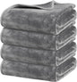 Onarway Dog Blanket Washable for Puppy: 4 Packs Dog Blankets 40”x28” - Fluffy Soft Small Throw for Cat Puppy Kitten Dogs - Fleece Pet Blankets for Bed Sofa Car and Indoor - Light Grey