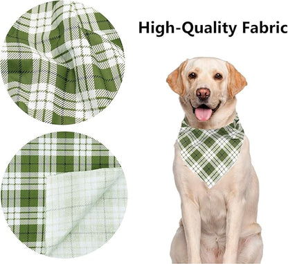 ARING PET Cotton Dog & Cat Bandanas - Triangle Bibs Scarf for Small to Large Dogs and Cats