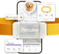 Petcube GPS Tracker for Dogs – Real-Time Location Tracking, Escape Alerts & Virtual Fences, Activity & Wellness Monitoring, Glow-in-The-Dark, Water & Dust Resistant