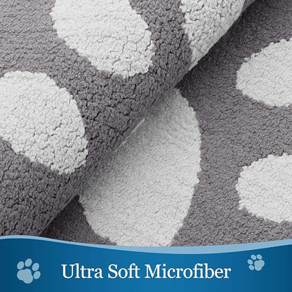 Buganda Dog Door Mat for Muddy Paws, Absorbent Dirt Trapper Washable Indoor Doormats, Non Slip Low-Profile Mud Mat for Dogs, Front Entrance Doormat for Inside Floor (59x24 Inches, Light Grey)
