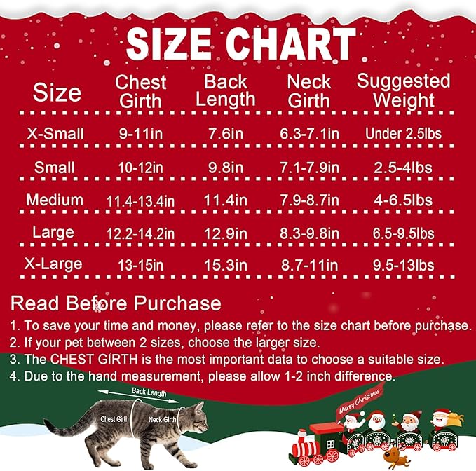 Cat Christmas Sweater Pet Winter Warm Coat Pajamas Reindeer Snowflake Knitwear Cat Sweater for Cats Kitty Puppy (Reindeer, XS)