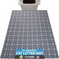 Drymate Cat Litter Box Mat, Litter Trapping Mat, Waterproof, Urine-Proof, Absorbent, Machine Washable, Soft on Paws, Contains Mess, Protects Floors, Kitten Supplies, Indigo Grey, 29x36 XL